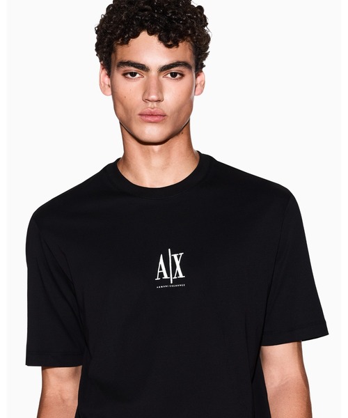 ARMANI EXCHANGE★半袖 クルーネック ロゴ スネーク 蛇 Tシャツ ARMANI EXCHANGE tシャツ 「A|X アルマーニ エクスチェンジ