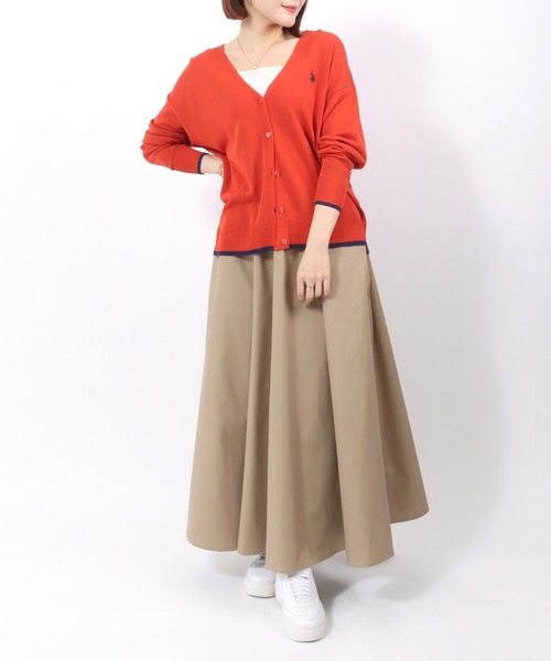 ◼︎新品タグ付◼︎k3&co. × Dickies / フレアロングスカート XS Dickies スカート Dickies/ディッキーズ バックロゴ刺繍カツラギ