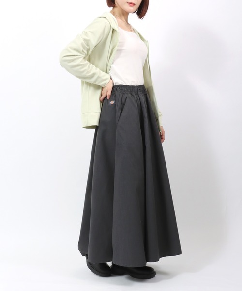 レア！Dickies★フレアロングスカート Dickies スカート Dickies（ディッキーズ）カラーツイル・デニム