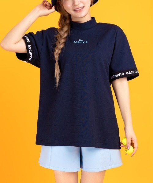 tシャツ 「LADIES」ふくれジャガードビッグプルオーバー レディース