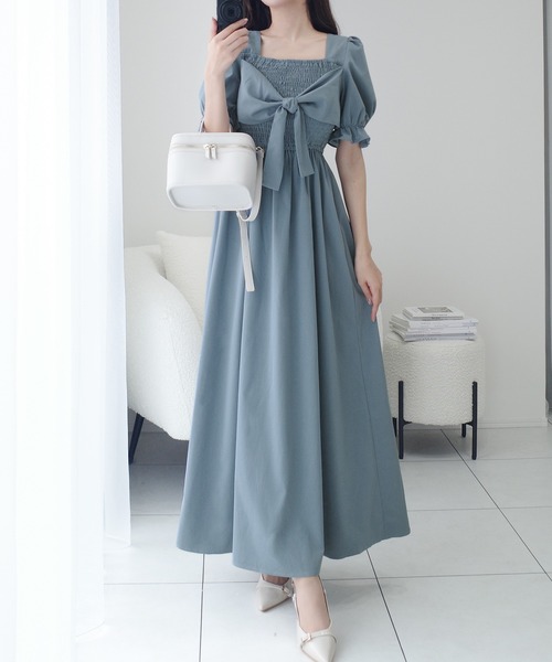 ソブレワンピースM 1度のみ着用美品！ mily bilet ワンピース 「mily bilet」一目ぼれ確定。大人