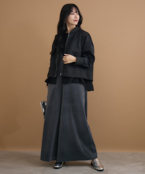 「KATHARINE ROSS」 「Cloche」オーバーオール SMALL チャコールグレー レディース_画像4