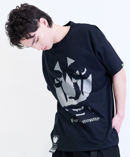 W] by VIRGOwearworks tシャツ Face logo SSPT メンズ レディース