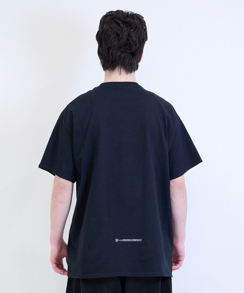 W] by VIRGOwearworks tシャツ Face logo SSPT メンズ レディース
