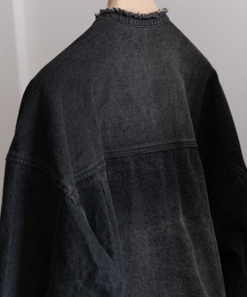 Bonum ボナム ダメージ デニムジャケット Gジャン Bonum ボナム ダメージ デニムジャケット Gジャン