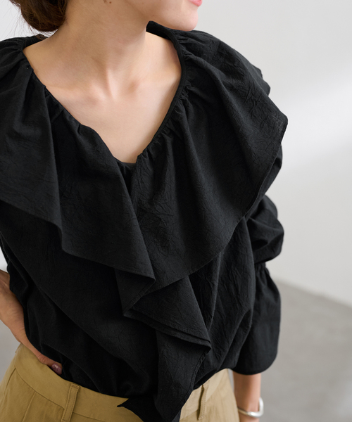 FRAMeWORK｜ラッフルブラウス | Rakuten Fashion(楽天