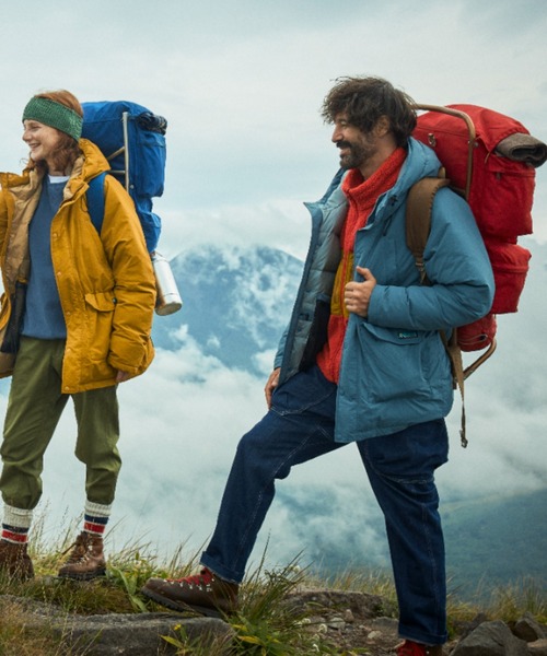 「Franklin Climbing」 ダウンジャケット X-LARGE ベージュ メンズ_画像2