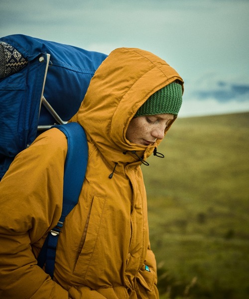 「Franklin Climbing」 ダウンジャケット X-LARGE ベージュ メンズ_画像8