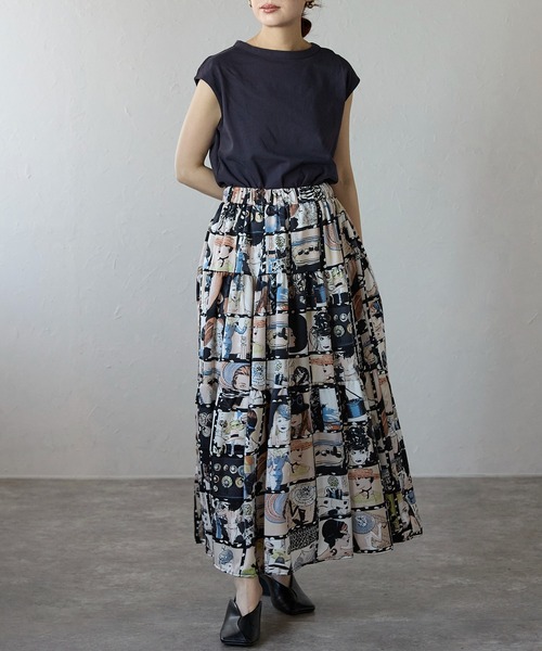 Lien Select スカート プリント総柄スカート : ZOZOTOWN Yahoo!店