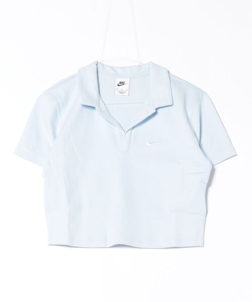 tシャツ NIKE ナイキ W ESS SS POLO CRP ショートスリーブ DV7885 423BLTINT/SAIL レディース