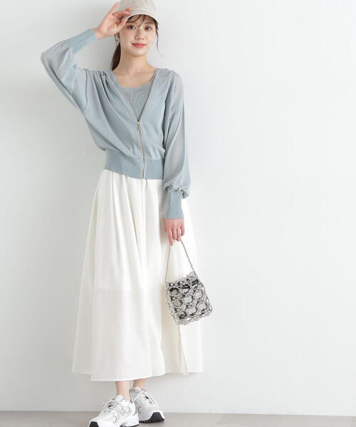 PROPORTION BODY DRESSING スカート ギャザーフレアースカート