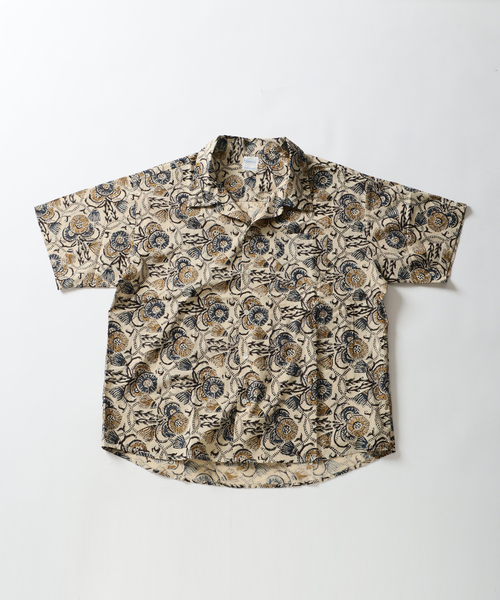 journalstandard relume ✖️bunai 柄シャツ JOURNAL STANDARD relume シャツ bunai 別注 KALAMKARI プリント