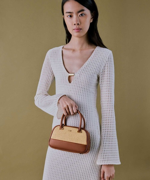 CHARLES ＆ KEITH（チャールズ&キース） ハンドバッグ ラフィア