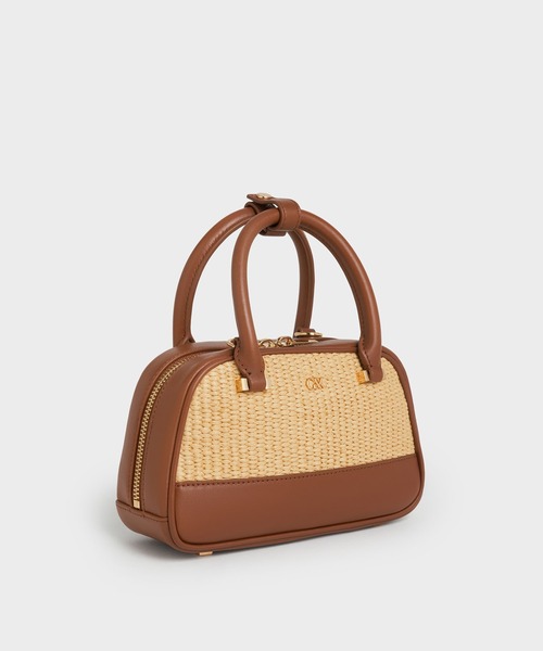 CHARLES ＆ KEITH（チャールズ&キース） ハンドバッグ ラフィア