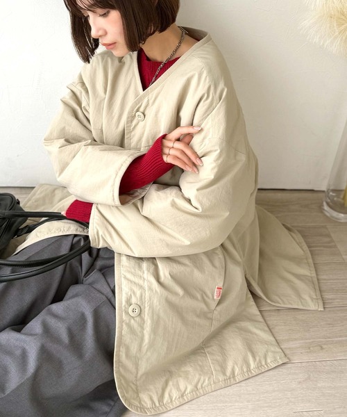 Java ジャケット ノーカラージャケット 「JaVaジャバコラボ」1枚で今っ