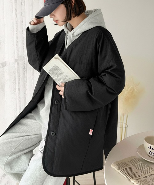 Java ジャケット ノーカラージャケット 「JaVaジャバコラボ」1枚で今っ