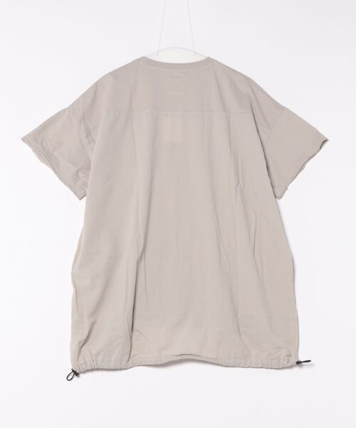 tシャツ サイドポケット布帛切替プルオーバー「大きいサイズ」 レディース チチカカ tシャツ サイドポケット布帛切替プルオーバー「大きい
