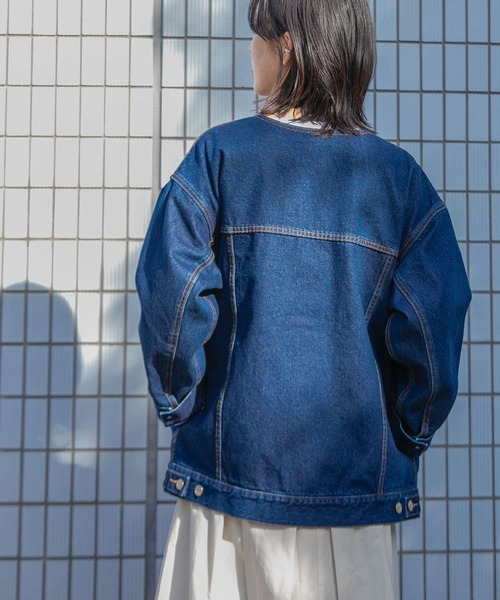 [FORK&SPOON] Denim жакет 1 one woshu женский 
