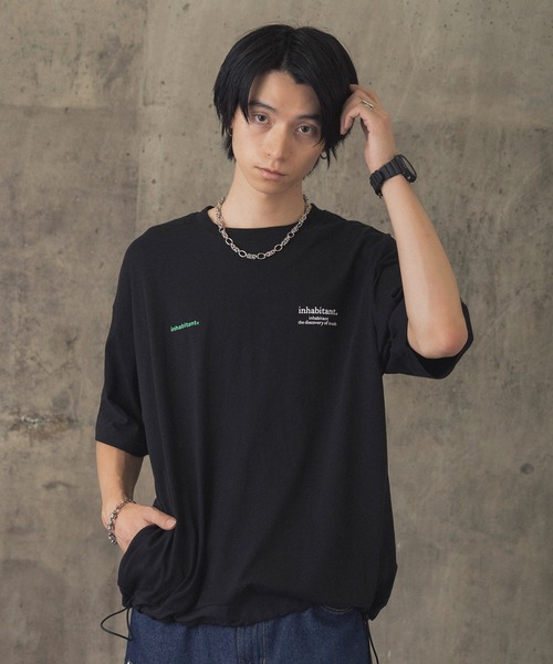 inhabitant（インハビタント） tシャツ 「INHABITANT」ビッグ