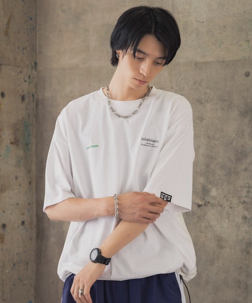 inhabitant（インハビタント） tシャツ 「INHABITANT」ビッグ