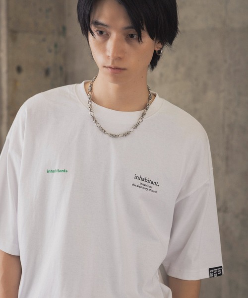 inhabitant（インハビタント） tシャツ 「INHABITANT」ビッグ