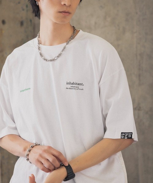 inhabitant（インハビタント） tシャツ 「INHABITANT」ビッグ