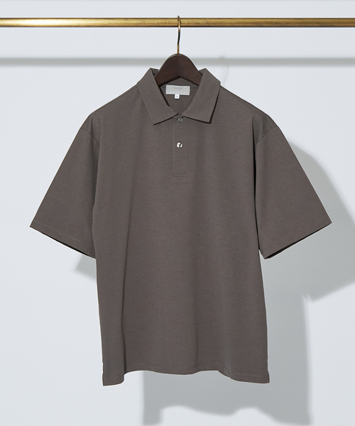 Y's for men ダークグレー 半袖ポロシャツ ポロシャツ メンズ DRY ライン 半袖 男性 トップス シャツ ポロ