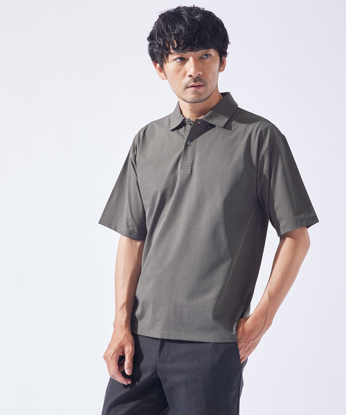 ABAHOUSE GRAY ポロシャツ 「速乾 / DRY MAX」半袖ポロシャツ メンズ