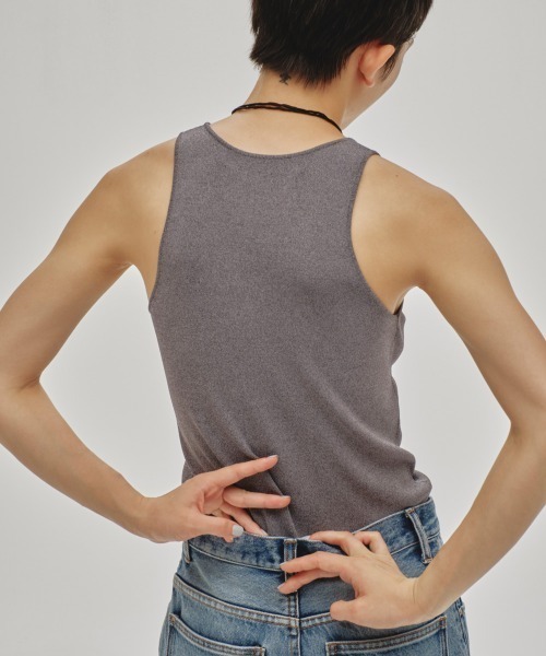 タンクトップ ノースリーブ Miller double-end    2pack tank top レディース メンズ Robert P. Miller タンクトップ ノースリーブ double-end 2pack