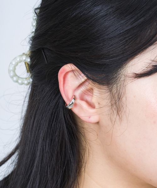 TOMWOOD ClassicHoopMedium ピアス&イヤーカフセット TOM WOOD イヤーカフ 「TOMWOOD」Ear Cuff Thick イヤーカフ