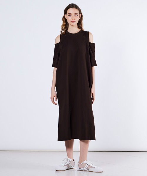 美品☆ダブルスタンダード　essential ワンピース ESSENTIAL / モノフィラ ロングワンピース DRESS Night STORE
