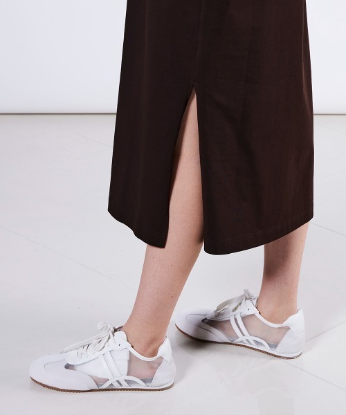 ESSENTIAL（DOUBLE STANDARD CLOTHING） ワンピース 強撚カット