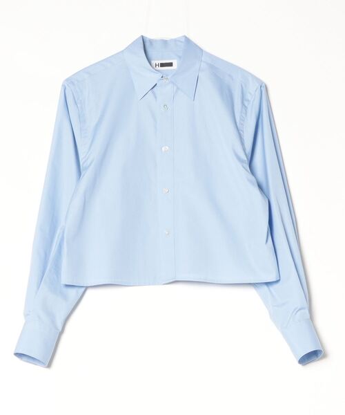 「H　BEAUTY&YOUTH UNITED ARROWS」 長袖シャツ M ブルー レディース