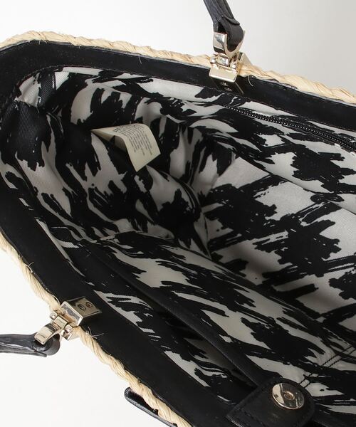 kate spade NEW YORK 「kate new york」 かごバッグ - ブラック