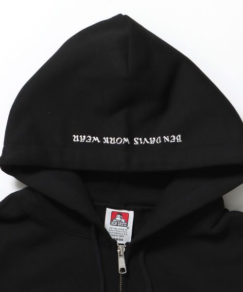 BEN DAVIS（ベンデイビス） パーカー JAGGED LOGO ZIP HOODIE