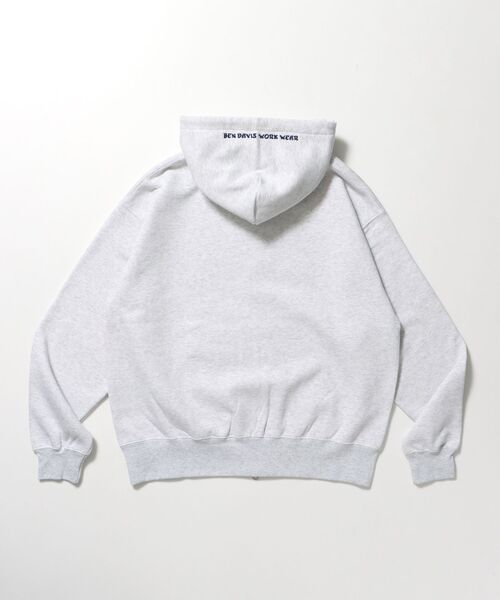 Logo3dembroideryhoodieパーカー　グレー Logo 3d embroidery hoodie – BUNNY APARTMENT