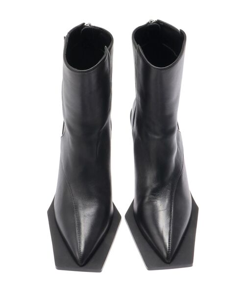 UN3D.（アンスリード） ブーツ SQUARE EDGE POINTED BOOTS / スクエア