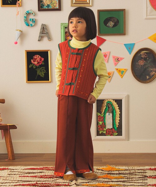 こども ビームス ベスト チロリアン キルト ベスト 2025FW（90〜140cm