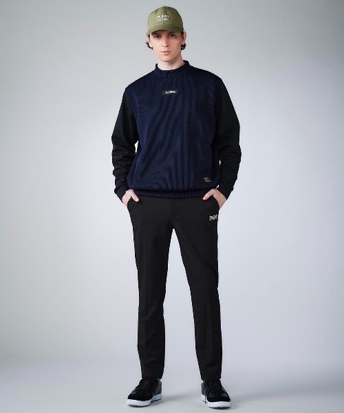 archivio 黒 プルオーバー セーター archivio（アルチビオ） トレーナー スウェット 「MENS」ニット切替