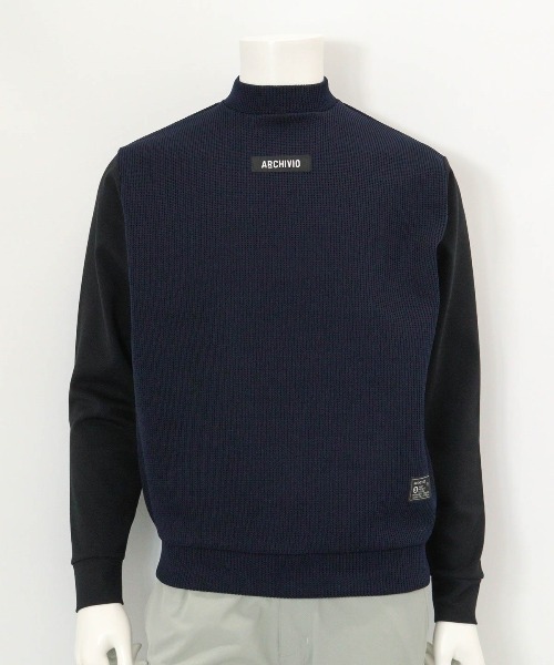 archivio（アルチビオ） トレーナー スウェット 「MENS」ニット切替