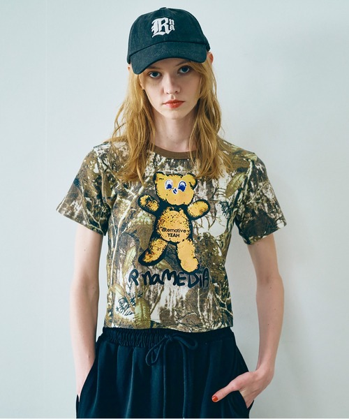 tシャツ M2510 ハグベアワッフルちびT レディース
