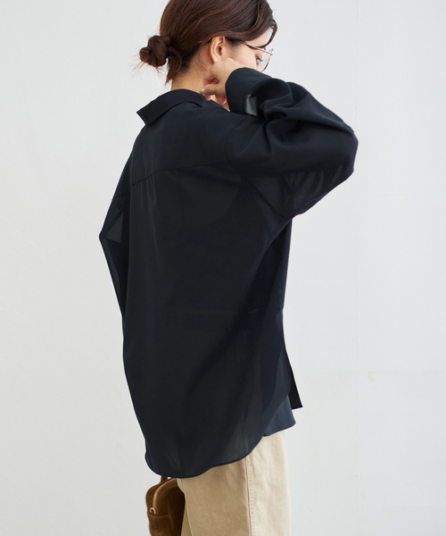 美品 LE PHIL ドライタッチボンディングリブトップス ブラック｜LE