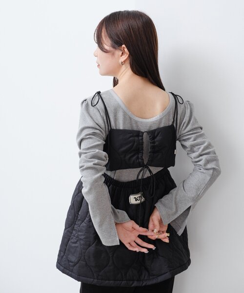 Kastane キルティング キャミビスチェ WEB限定/2025AW】キルティングキャミビスチェ | Kastane