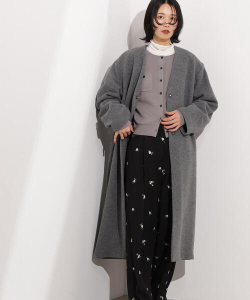 N.Natural Beauty Basic ノーカラーコート コート 「PS/低身長