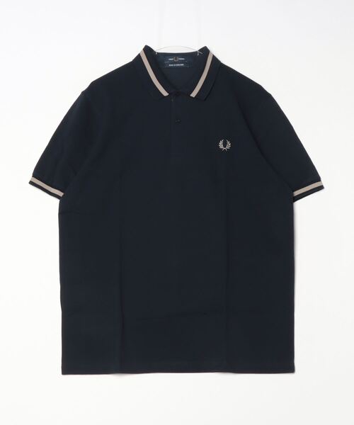 FRED PERRY 「FRED PERRY」 半袖ポロシャツ 38 ネイビー メンズ