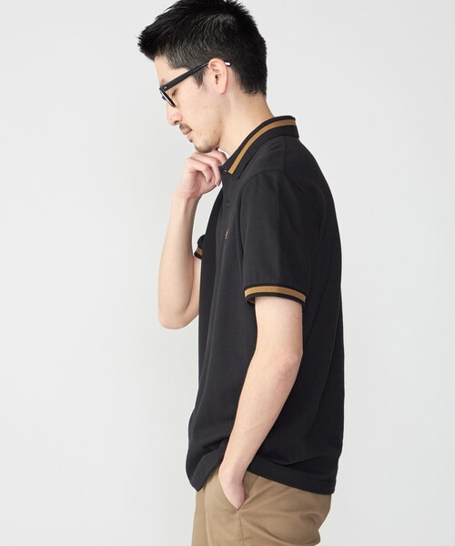 FRED PERRY 「FRED PERRY」 半袖ポロシャツ 38 ネイビー メンズ