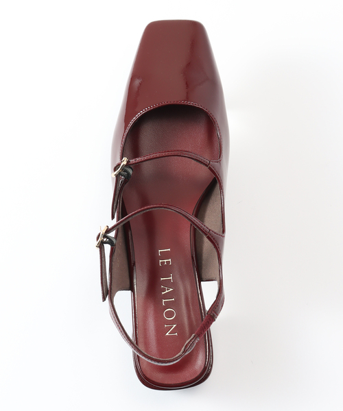 SLOBE×LE TALON 4cmポインテッドスリングパンプス 25cm LE TALON（ル