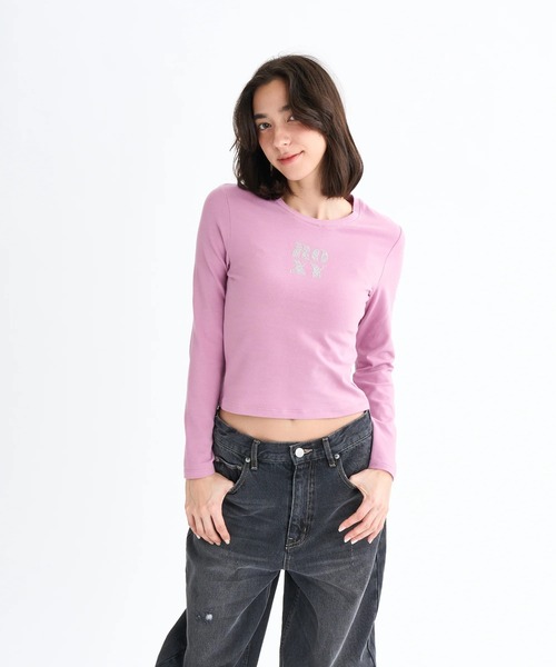 ROXY（ロキシー） tシャツ SPARKLY /ロキシーラインストーンロゴタイト