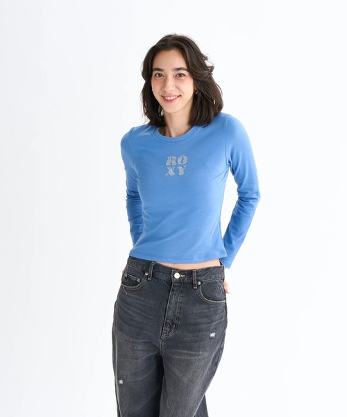 ROXY（ロキシー） tシャツ SPARKLY /ロキシーラインストーンロゴタイト