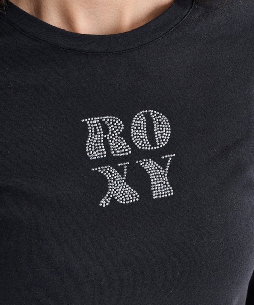 ROXY ロキシー らい☆さま ROXY（ロキシー） tシャツ SPARKLY /ロキシーラインストーンロゴタイト